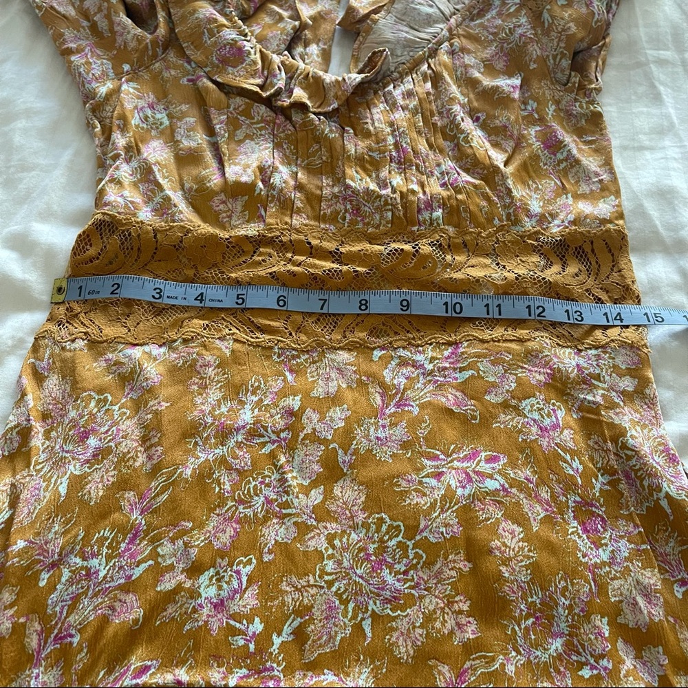 Free‎ People Lucie Floral Lace Mini Dress - Picture 6 of 10